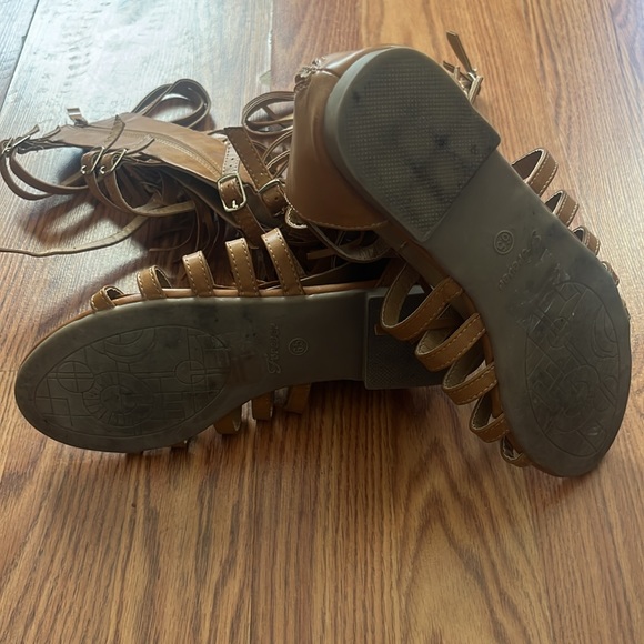 Fringe Gladiator Sandals - Picture 5 of 5